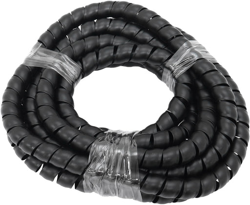 Aeroflow 20.8mm ID Spiral Wrap Black Cover - 3.7 Meter Length Suit -10AN 100/450 Series Hose and -8AN 500 Series Rubber Hose (AF91-9858) AF91-9858