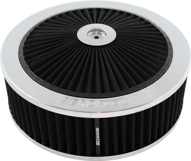 Aeroflow Chrome Full Flow Air Filter Assembly - AF2851-3120 AF2851-3120