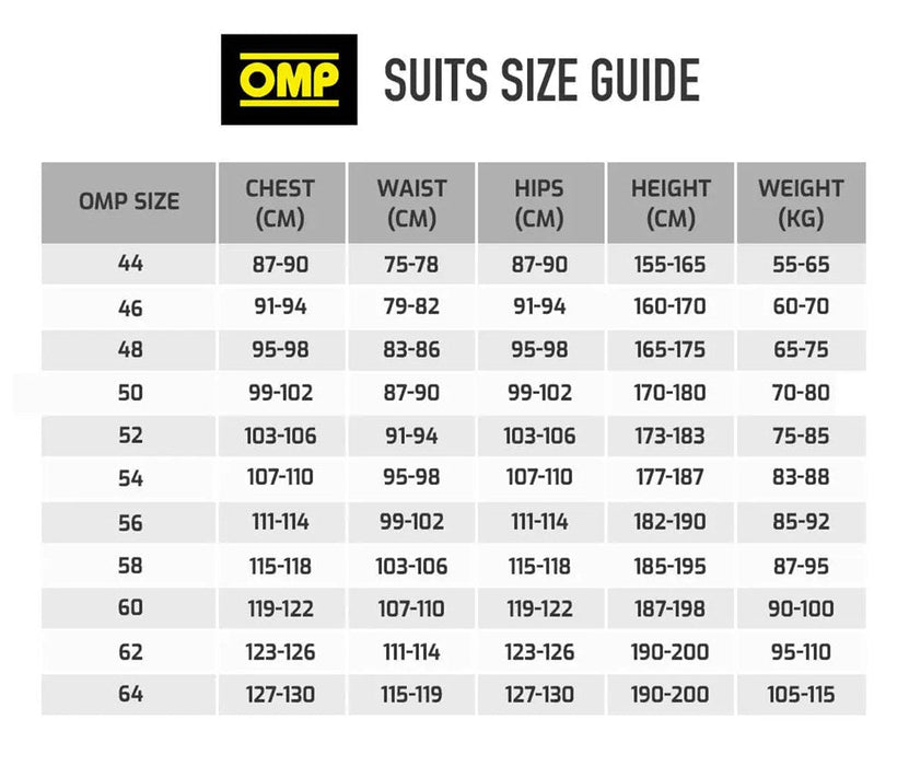 OMP Suit Tecnica Hybrid Black/Yellow