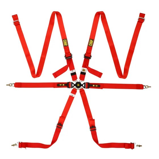 OMP Harness One 2 Versa Endurance Red