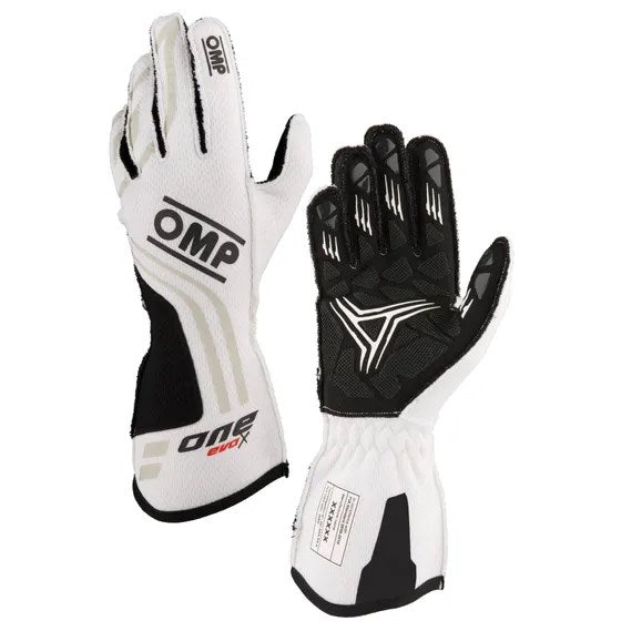 OMP One Evo X Gloves - White RCP OMPGLOIB00775A01020XS
