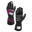 OMP First Gloves - Black/Fushsia
