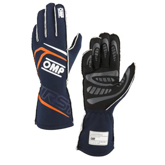 OMP First Gloves - Blue/Orange