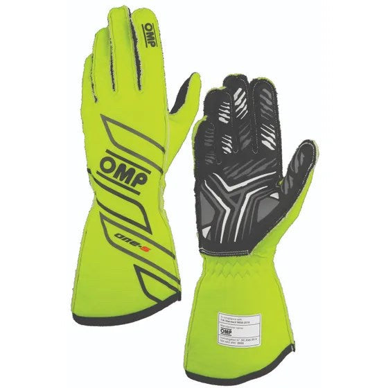OMP One S Gloves - Fluro Yellow