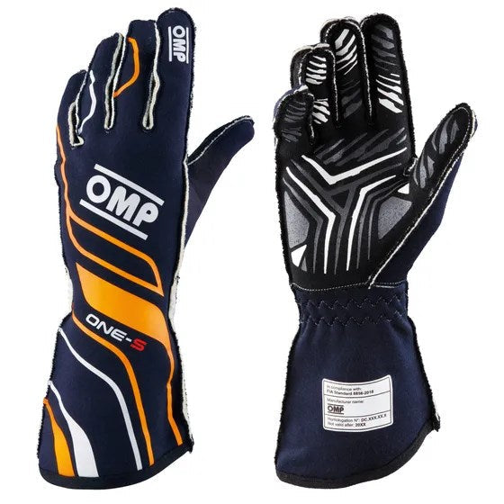 OMP ONE S Gloves - Blue/Orange