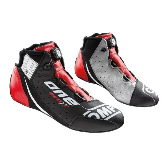 OMP One Evo XR Boots - Black/Red