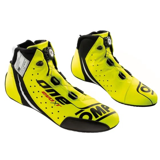 OMP One Evo XR Boots - Fluro Yellow
