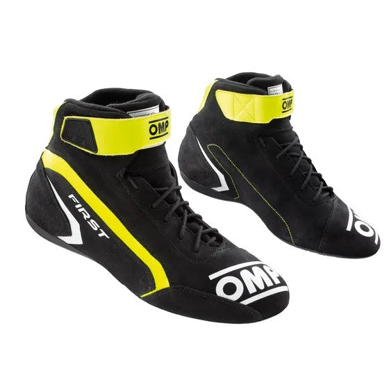 OMP First Boots - Anthracite/Yellow RCP OMPBOOIC00824A0117837
