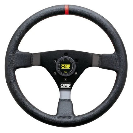 OMP Steering Wheel WRC – 350mm Leather with Red Stitching RCP OMPSTEOD1980073