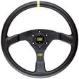 OMP Steering Wheel Velocita 350mm Leather Flat Profile