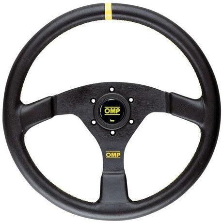 OMP Steering Wheel Velocita 350mm Leather Flat Profile