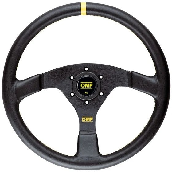 OMP Steering Wheel Velocita 350mm Leather Flat Profile