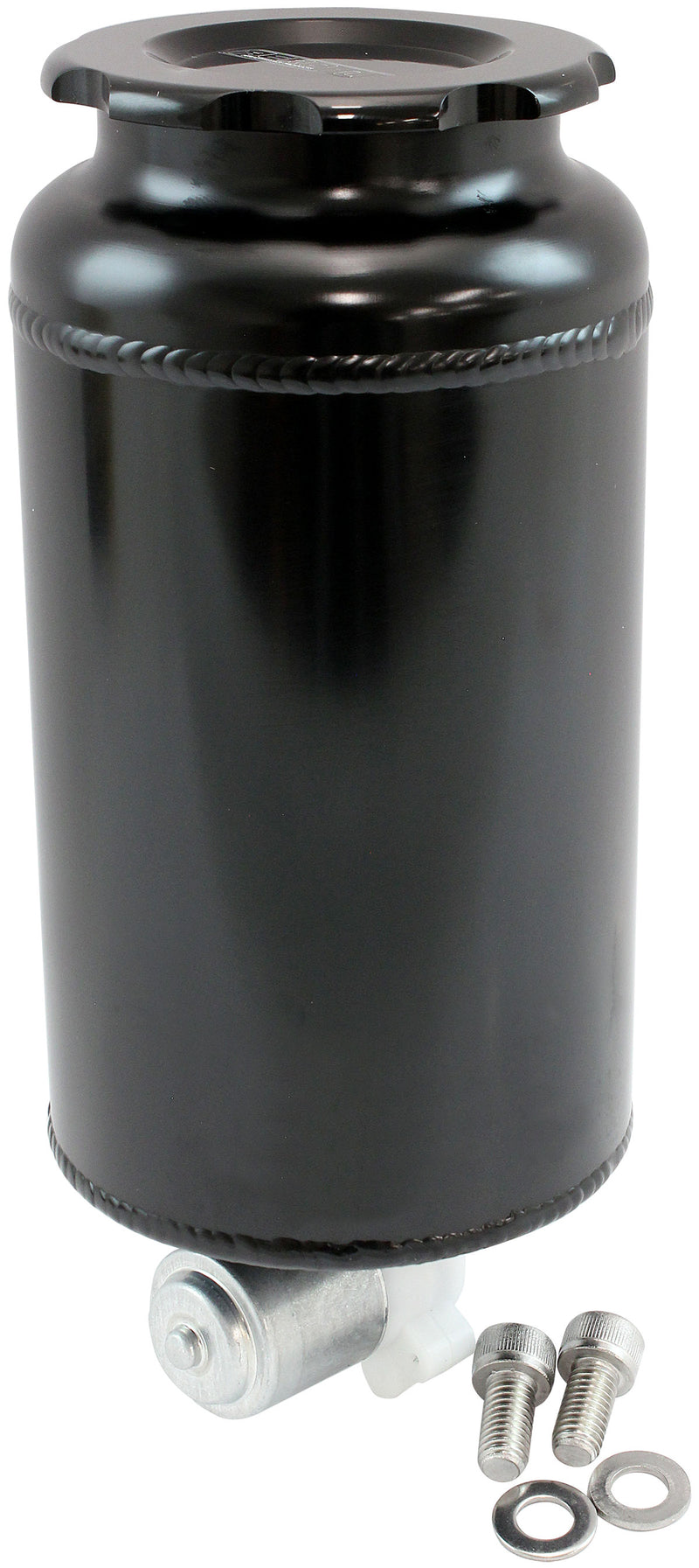 Aeroflow Fabricated Alloy Washer Tank with Motor & Low Profile Cap - Black Universal Round Tank (AF77-1047BLK) AF77-1047BLK