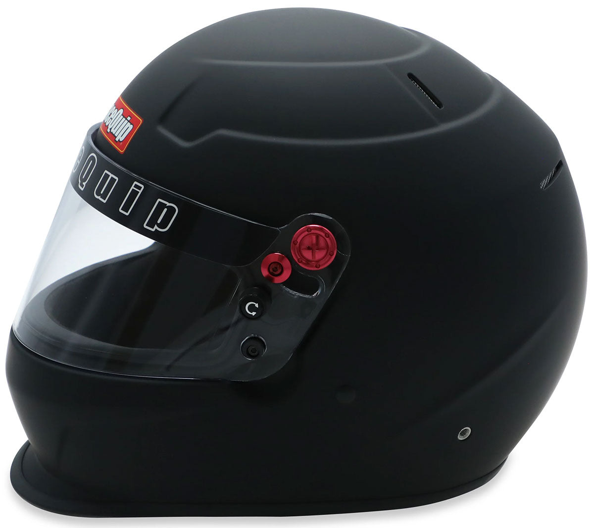 RaceQuip PRO25 Full Face Helmet, Flat Black, Large - RQ277995RQP