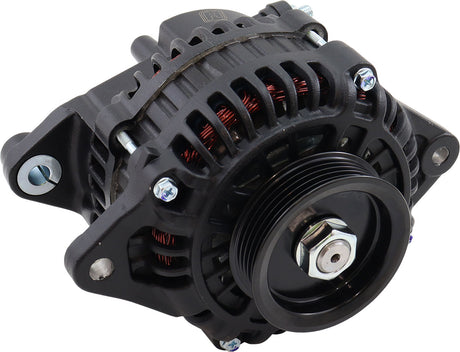 Aeroflow 130 AMP High Output Direct Fit Alternator - Black Finish - AF4278-1500 AF4278-1500