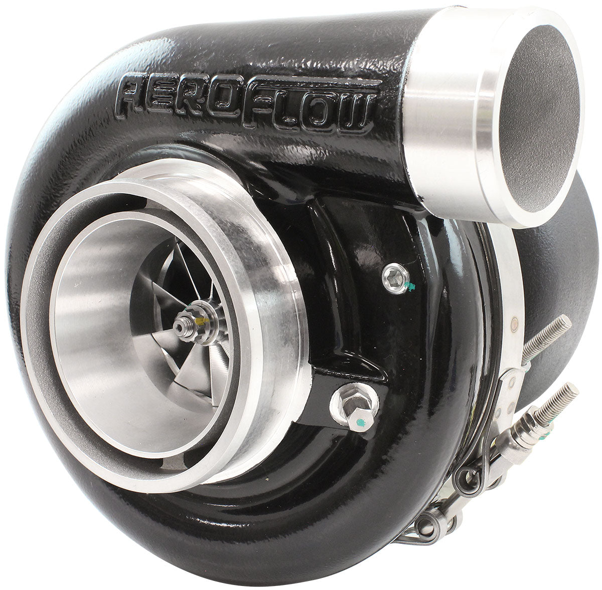 Aeroflow BOOSTED 6270 T4 0.85 Turbocharger 900HP, Black Finish - AF8005-4055BLK