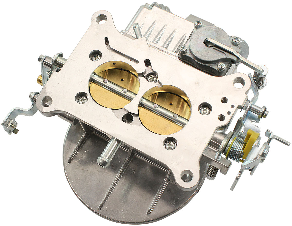 Aeroflow 500cfm 2-Barrel Street Carburettor Manual Choke, Silver Finish (AF5110-1500)