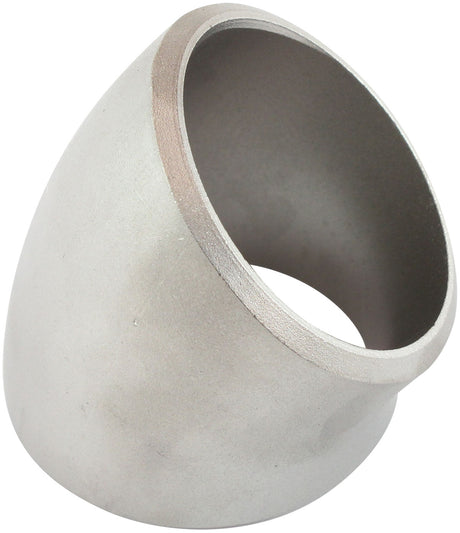 Aeroflow Boosted 2" (52mm) Stainless Steel Tube, 45 Degree Bend, 1.5D Radius 1/8" Wall Thickness, Stainless Steel Material (AF8502-2000SS) AF8502-2000SS