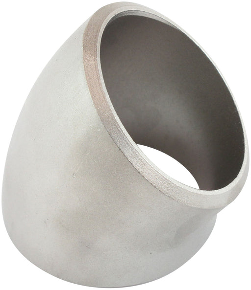 Aeroflow Boosted 2" (52mm) Stainless Steel Tube, 45 Degree Bend, 1.5D Radius 1/8" Wall Thickness, Stainless Steel Material (AF8502-2000SS) AF8502-2000SS