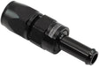 Aeroflow 200 Series Teflon Style One Piece Straight Hose End -6AN to 3/8" Hose Barb - AF214-06-06DBLK AF214-06-06DBLK