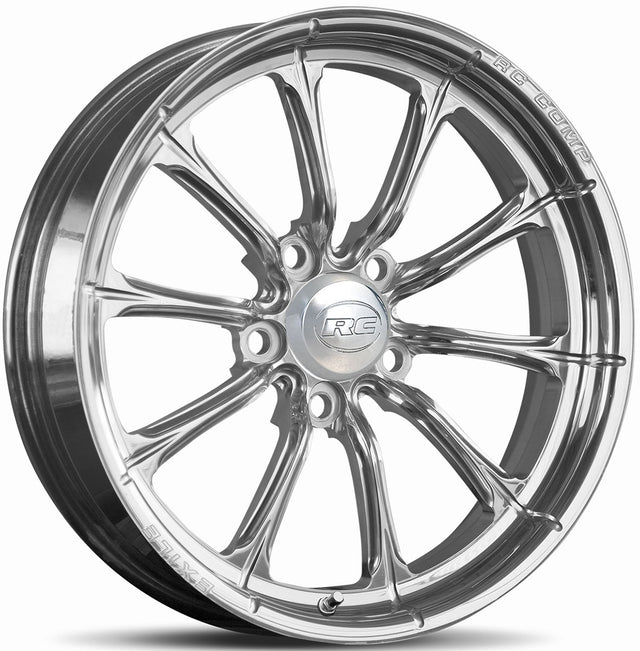 RC Comp Exile 17" x 7" Front Wheel, Polished - RCCSQ472P-02P RCCSQ472P-02P