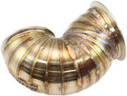 Aeroflow Mitsubishi Evo 4-9 Turbo Exhaust 3-1/2" Dump Pipe Suits High Mount GT30-GT35 Turbo with 3" AF8080-1000 V-Band Flange (AF8200-1150)