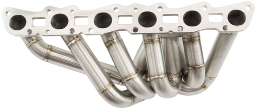 Aeroflow Boosted Nissan RB20/RB25/RB26 T4 Turbo Stainless Manifold Suits High Mount Forward GT40-GT42 Turbo, with 50mm External Wastegate Flange (AF8477-4000)