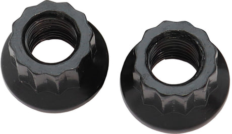 Aeroflow 12-Point Nuts, Chrome Moly Black Oxide, 2-Pack - AF34-24-0010-2 AF34-24-0010-2