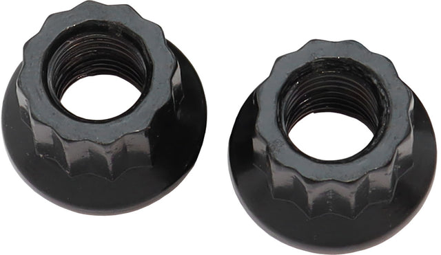 Aeroflow 12-Point Nuts, Chrome Moly Black Oxide, 2-Pack - AF34-24-0010-2 AF34-24-0010-2