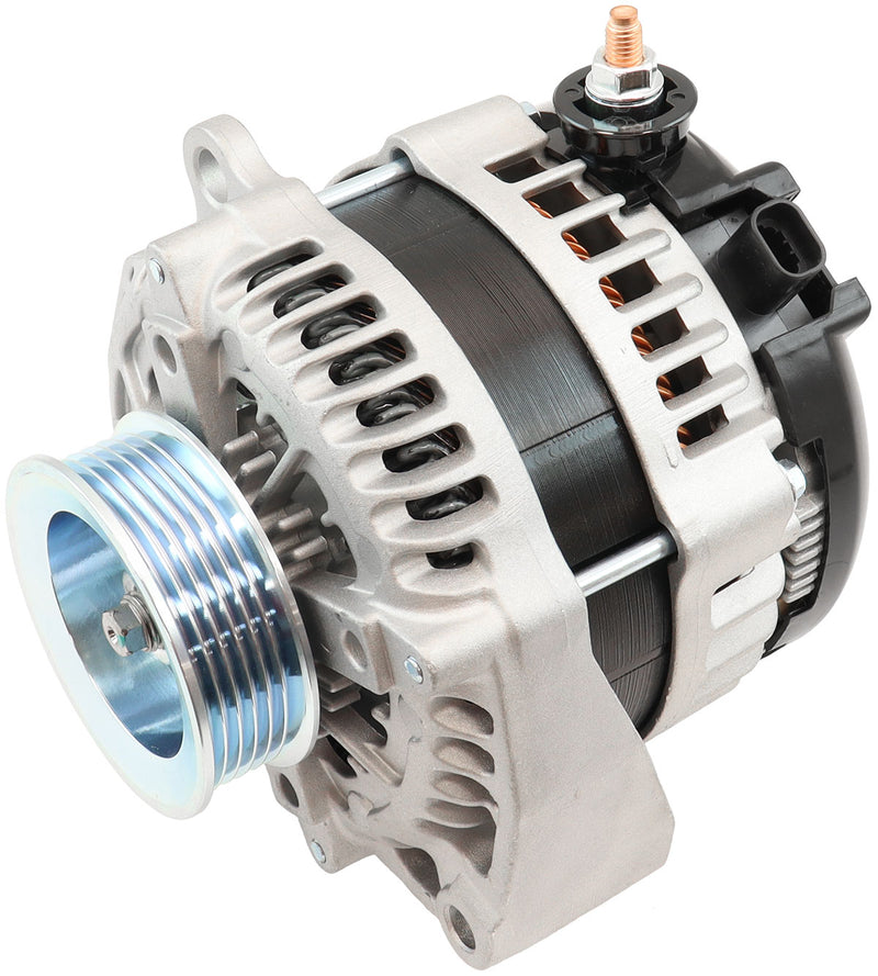 Aeroflow GM LS High Output Alternator - Raw Finish 185 amp Rating (AF4074-2000) AF4074-2000
