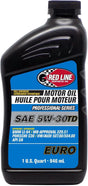 5W30TD Professional Series Motor Oil - Euro 1 Quart Bottle (946ml) (RED12224) RED12224