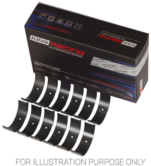 King XPC Series Conrod Bearing Set, STD With .001" Xtra Clearance Suit Nissan RB25DE, RB25DET, RB25DETT, RB26DETT DOHC (KBCR6697XPC STDX) KBCR6697XPC STDX