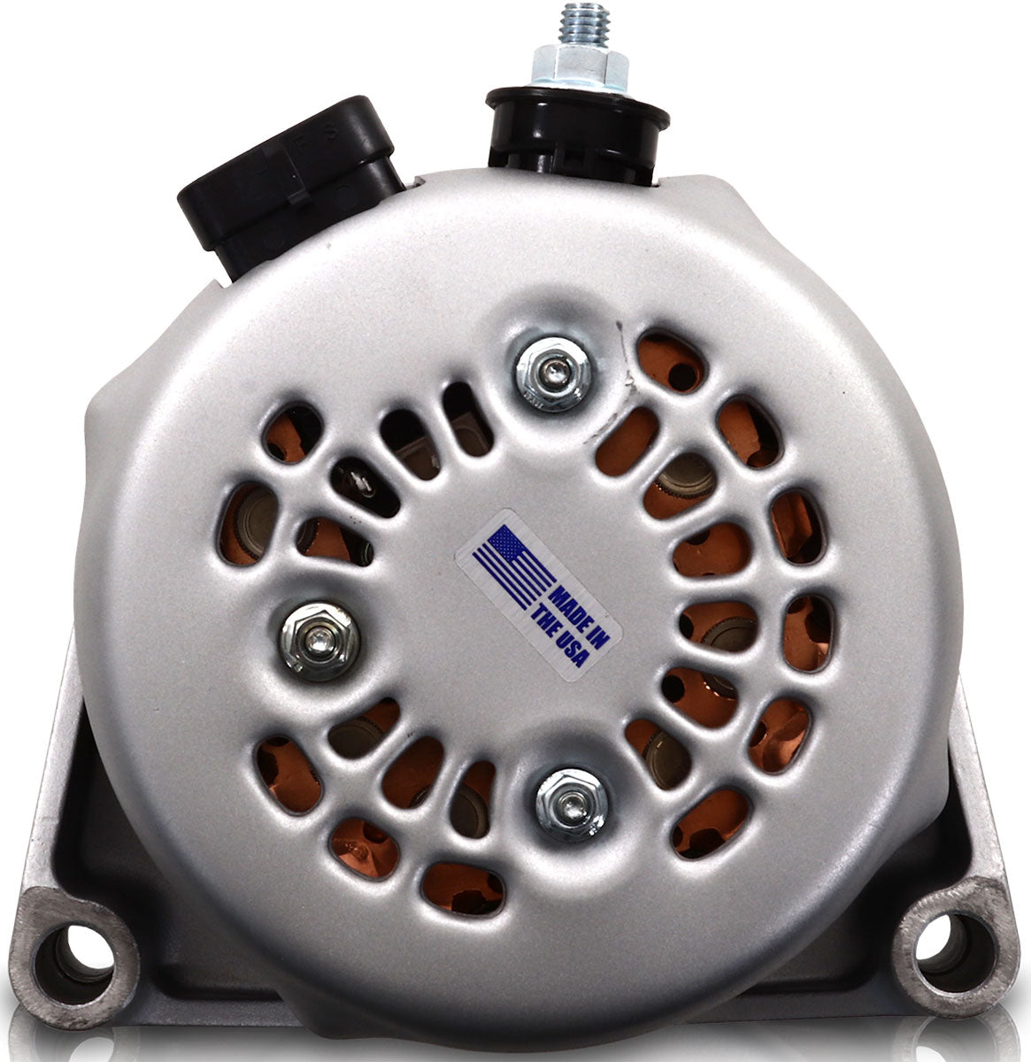 Mechman High Output 170 Amp Racing Alternator, Natural Finish - MM8237170