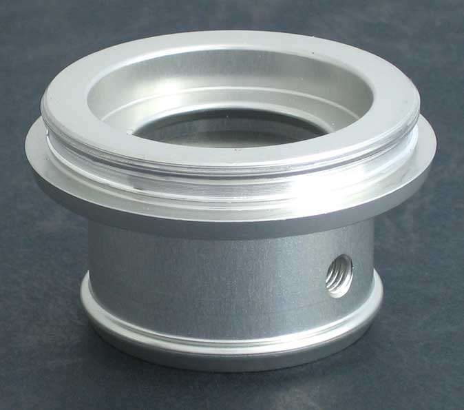 GFB 35mm Inlet Hose Adaptor Male 35mm (1-3/8") ID Hose or Female 25.4mm (1") Pipe Mount (GFB5335) GFB5335