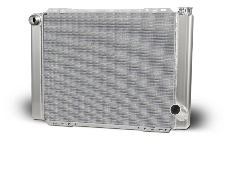 AFCO Aluminum Radiator Circle Track 27.5 Inch Single Pass Chevy 16AN Inlet - 80101N-16 80101N-16