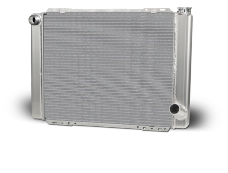 AFCO Aluminum Radiator Circle Track 27.5 Inch Single Pass Chevy 16AN Inlet - 80101N-16 80101N-16