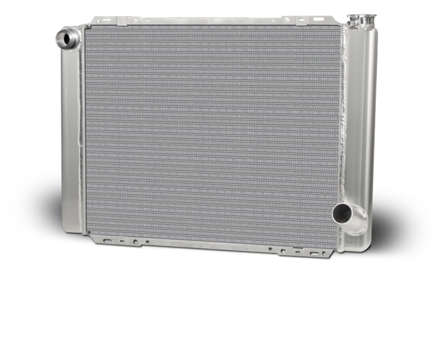 AFCO Aluminum Radiator Circle Track 27.5 Inch Single Pass Chevy 16AN Inlet - 80101N-16 80101N-16