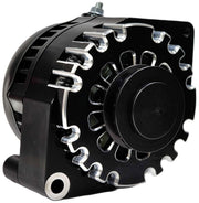 Mechman Billet S Series 170 Amp Racing Alternator, Black Finish V-Groove Pulley. Suit Ford 1965-85 (MMB7058170B) MMB7058170B