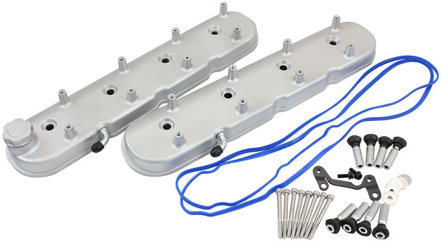 Aeroflow Valve Cover Set, Standard Height, Natural Cast Finish - AF77-5018 AF77-5018
