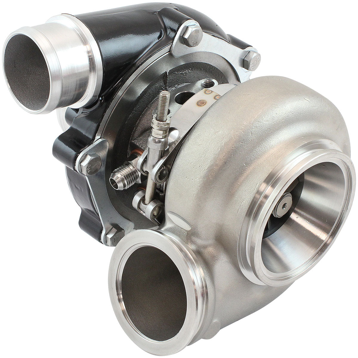 Aeroflow BOOSTED B5455 .63 Turbocharger 660HP, Hi Temp Black Finish - AF8005-3039BLK