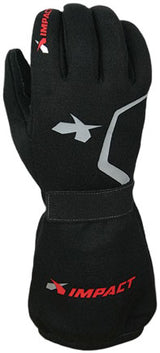 Impact Racing Redline Drag Gloves, Black, SFI-20 - IR37500410