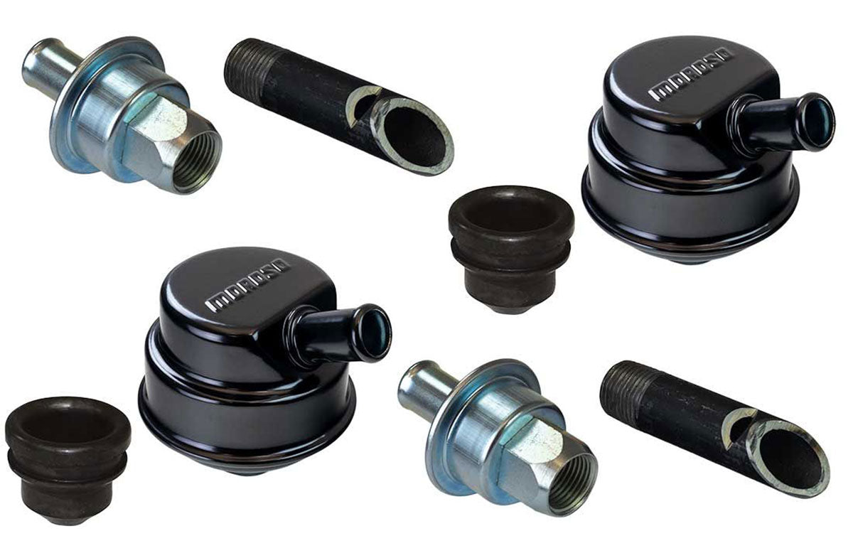 Moroso Crankcase Evacuation System, Black - MO25901 MO25901