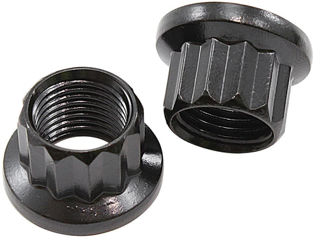 Aeroflow 12-Point Nuts, Chrome Moly Black Oxide, 2-Pack - AF34-32-0010-2 AF34-32-0010-2
