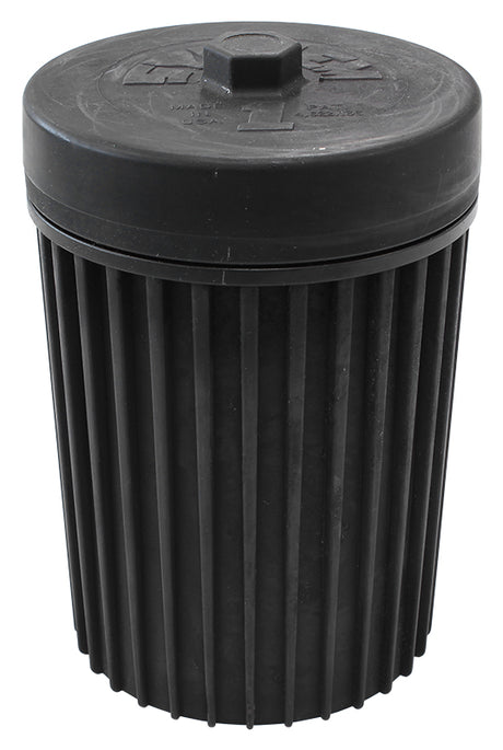 System 1 Spin On Oil Filter 6" Long Black Anodized with Univ Threads & Viton O-Rings - SY211-510571-1 SY211-510571-1