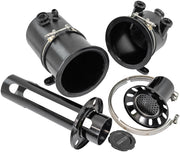 Aeroflow Dry Sump Tank - 7.5 Litre (2 Gallon), Black Finish 19.5" (495mm) Height x 6" (152mm) Diameter (AF77-1050BLK)
