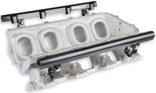 Holley LS1/LS2/LS6 Single Plane Ultra Lo-Ram Intake Manifold Base Manifold Base Only with Fuel Rails (HO300-602) HO300-602