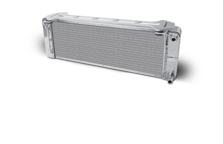AFCO Aluminum Satin Heat Exchanger 1999-04 Ford Lightning/F150 Double Pass (L - 26-3/8”) X (W - 3”) X (H - 8-7/8”) - 80249N 80249N