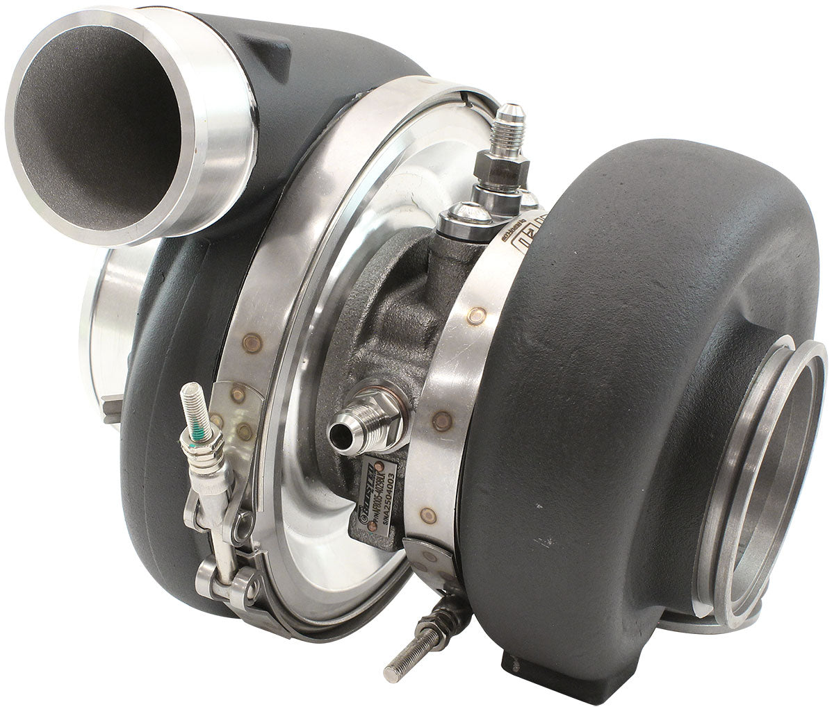 Aeroflow BOOSTED 7170 Conversion V-Band 0.85 Turbocharger 1150HP, Hi Temp Black Finish - AF8005-4029BLK
