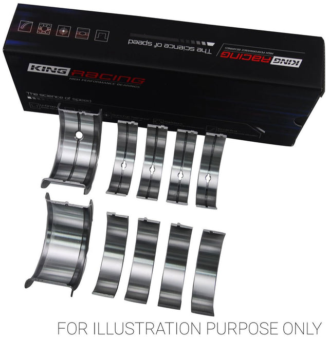 King HP Series Main Bearing Set, .010" - KBMB509HP 010 KBMB509HP 010