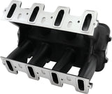 Aeroflow Hi Rise NON-EFI GM LS Cathedral Port Intake Manifold Base, Black Finish - AF6279-5002